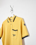 Yellow Reebok Polo Shirt - Small