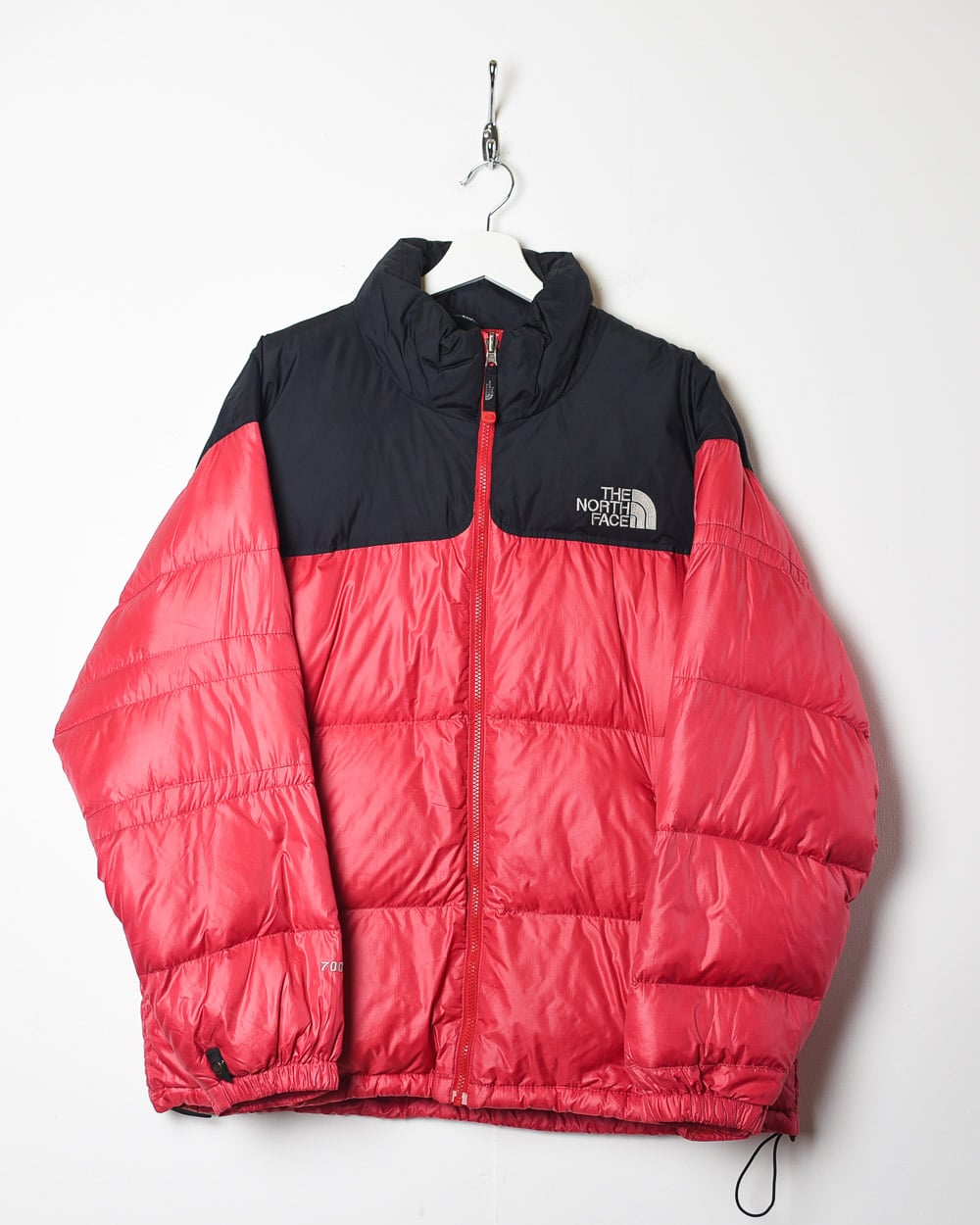 Red The North Face Nuptse 700 Down Puffer Jacket - X-Large