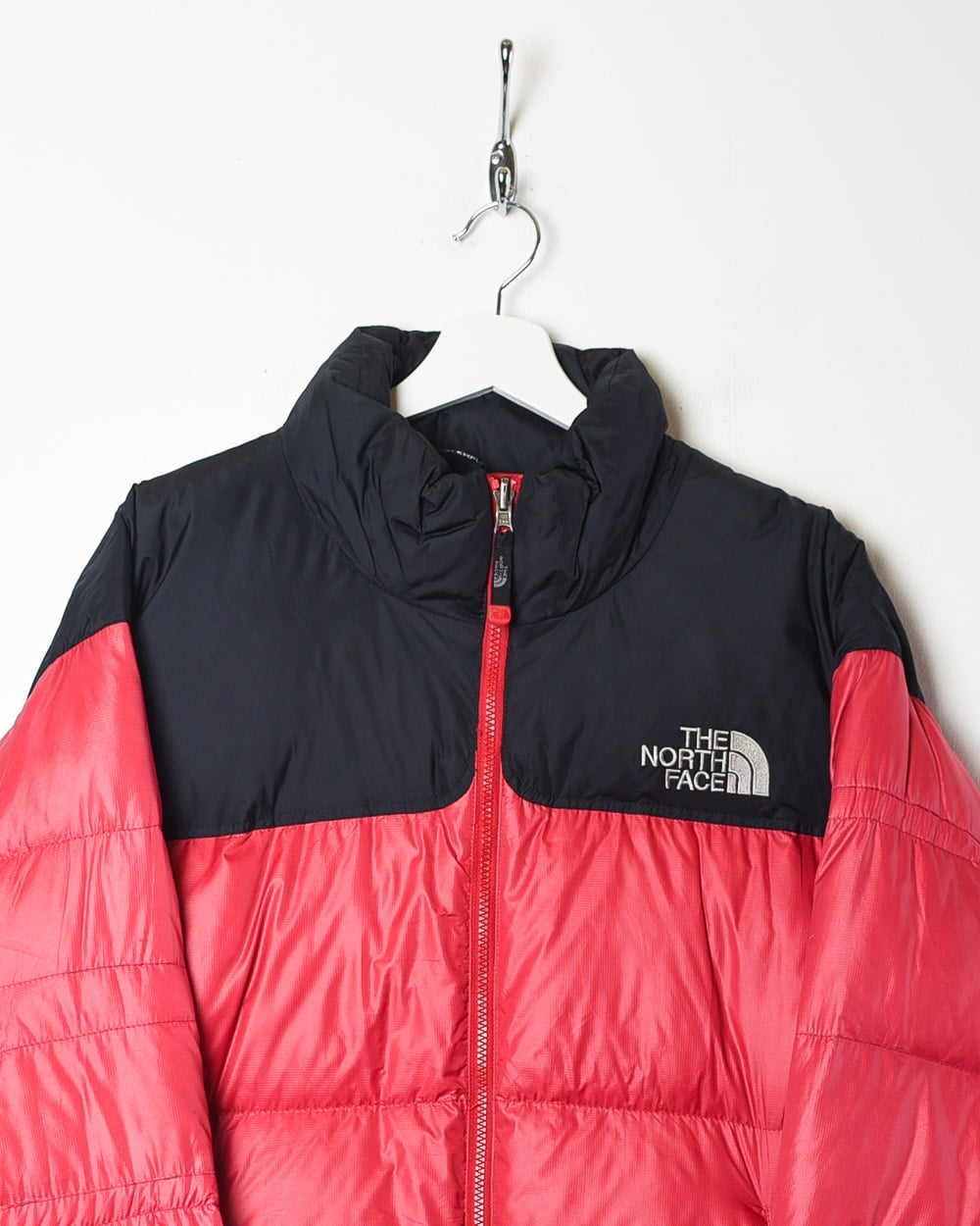 Red The North Face Nuptse 700 Down Puffer Jacket - X-Large