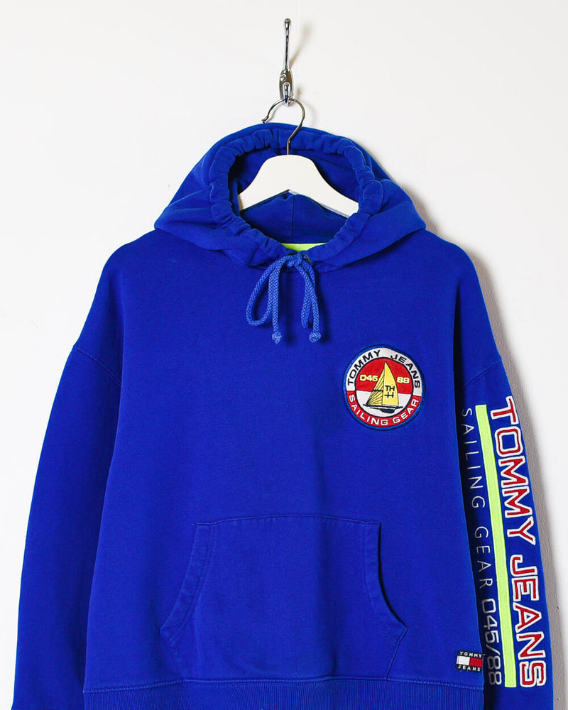 Vintage 10s+ Cotton Tommy Jeans Sailing Gear Hoodie - Small– Domno Vintage