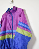 Purple Vintage Festival Shell Jacket - Medium