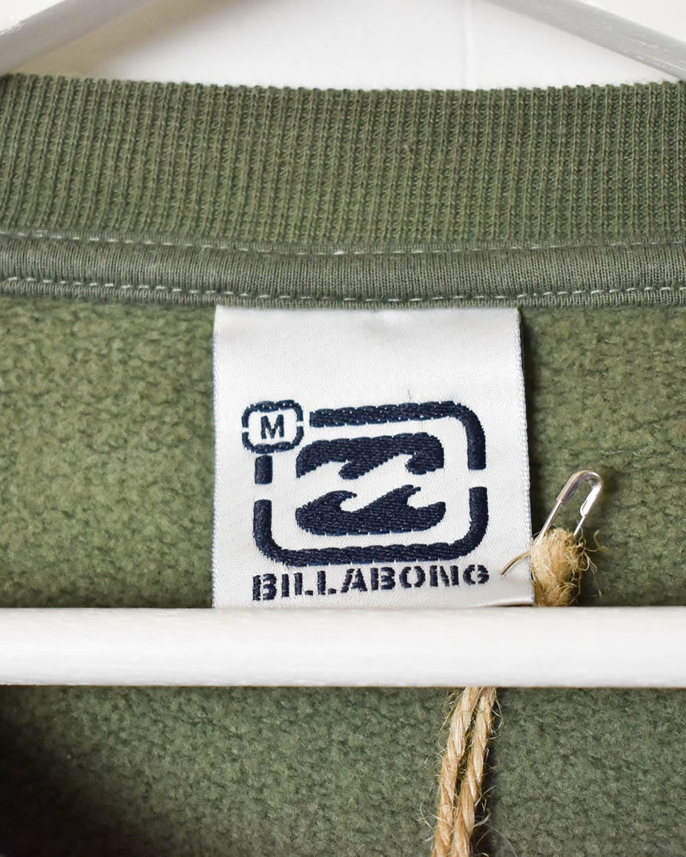 Khaki Billabong Sweatshirt - Small