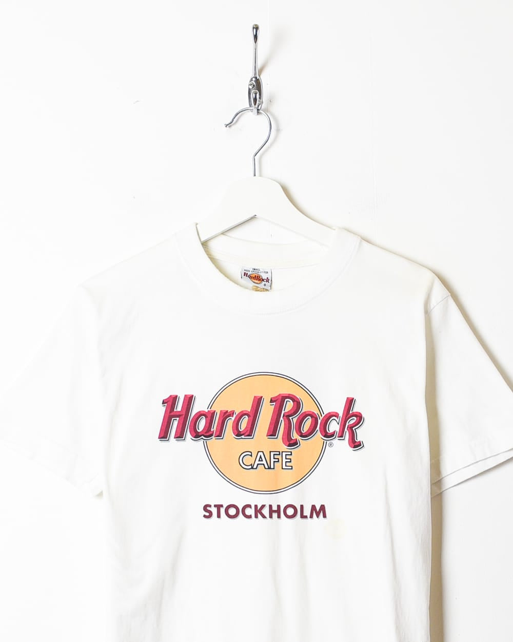 White Hard Rock Café Stockholm T-Shirt - Small