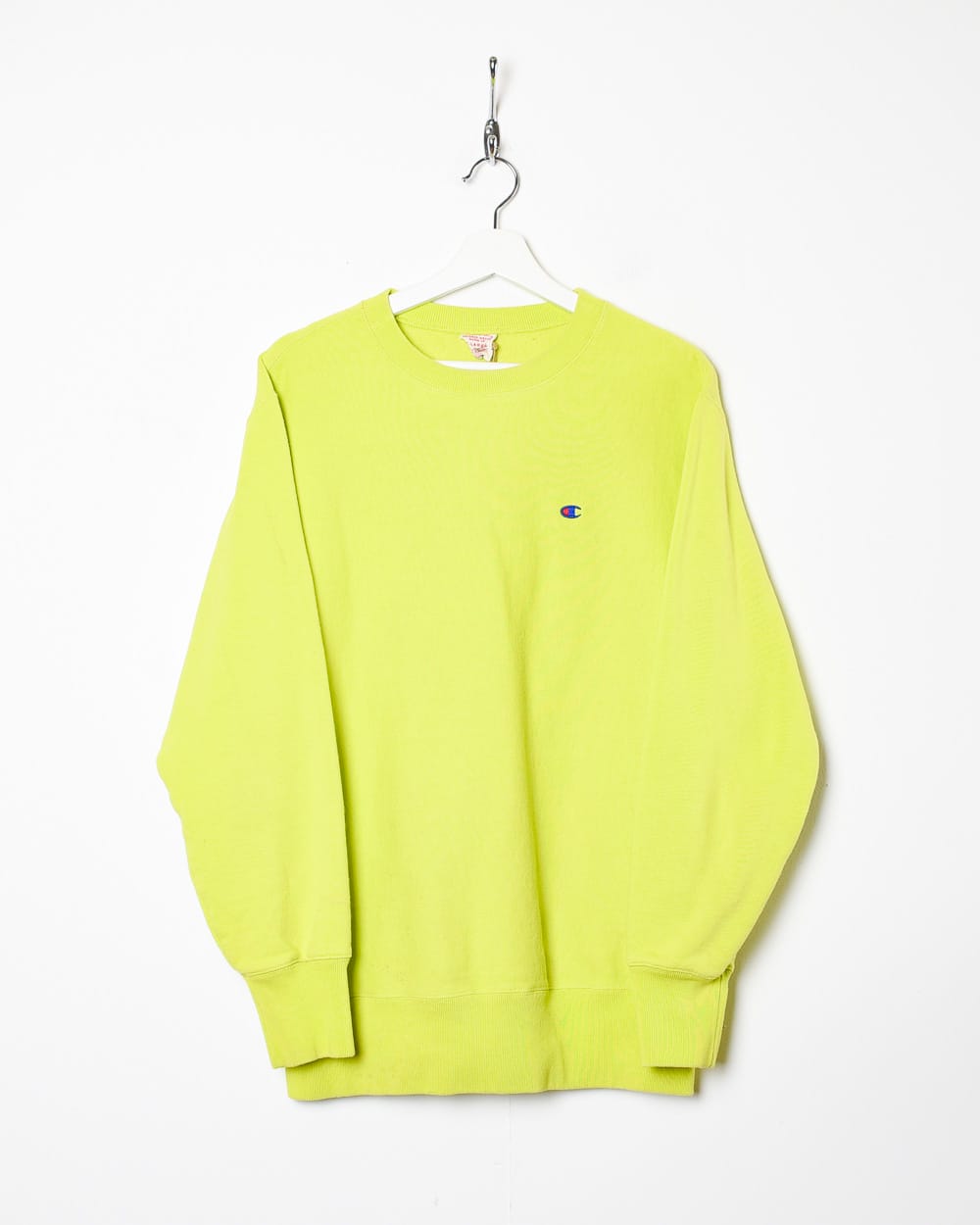 Yellow Champion Reverse Weave Sweatshirt - Large