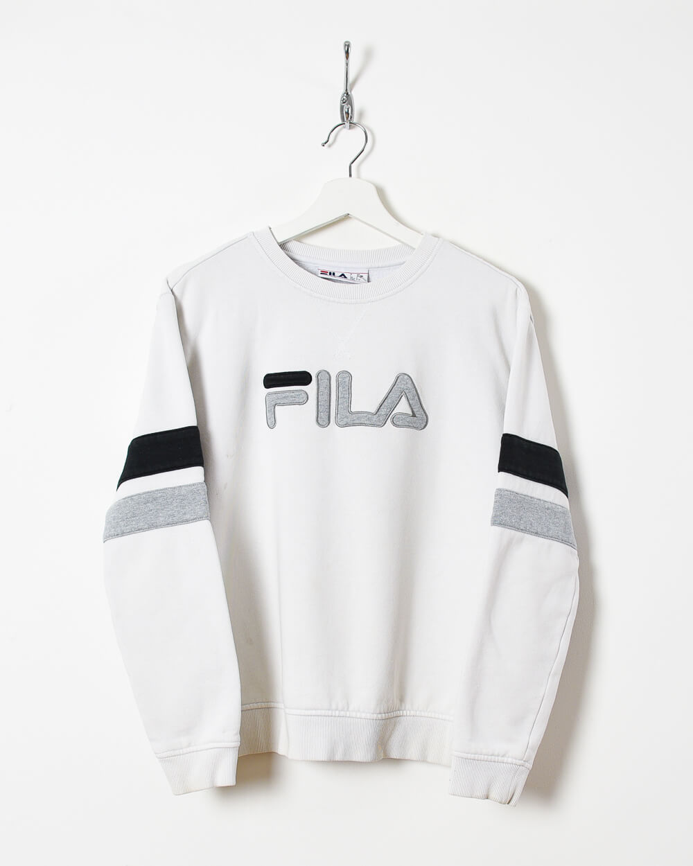 Fila white sweatshirt womens sales