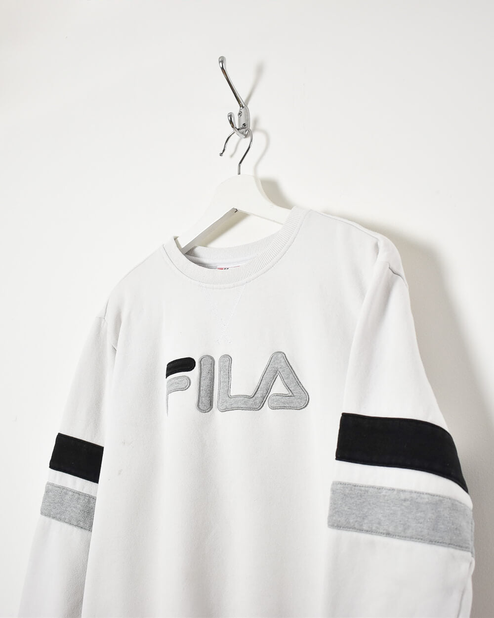 White Fila Women's Sweatshirt - Large