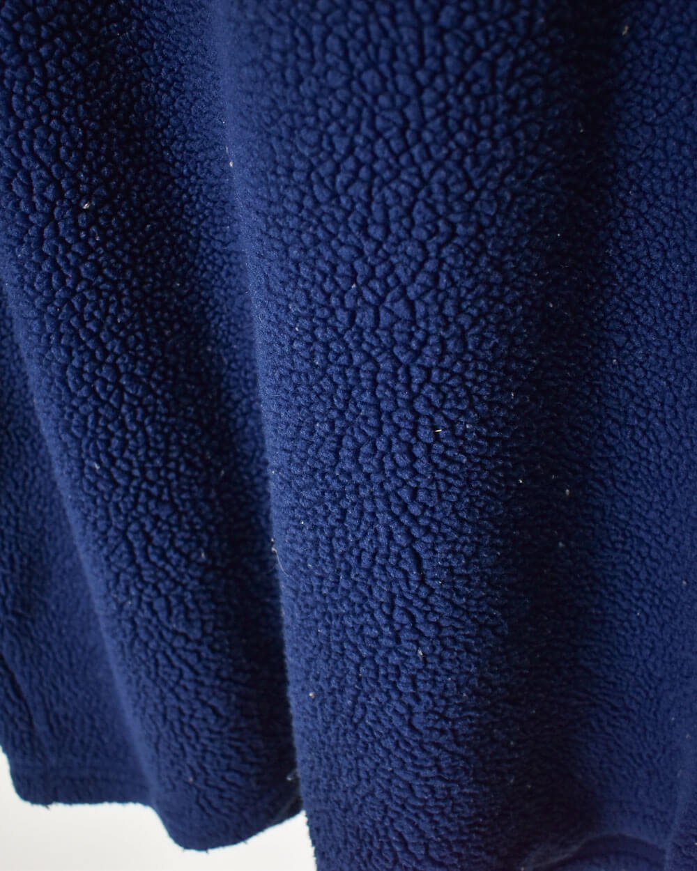 Navy Adidas 1/4 Zip Colour Block Fleece - Large