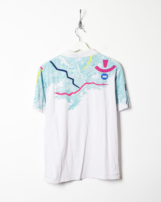 White Adidas Polo Shirt - Small