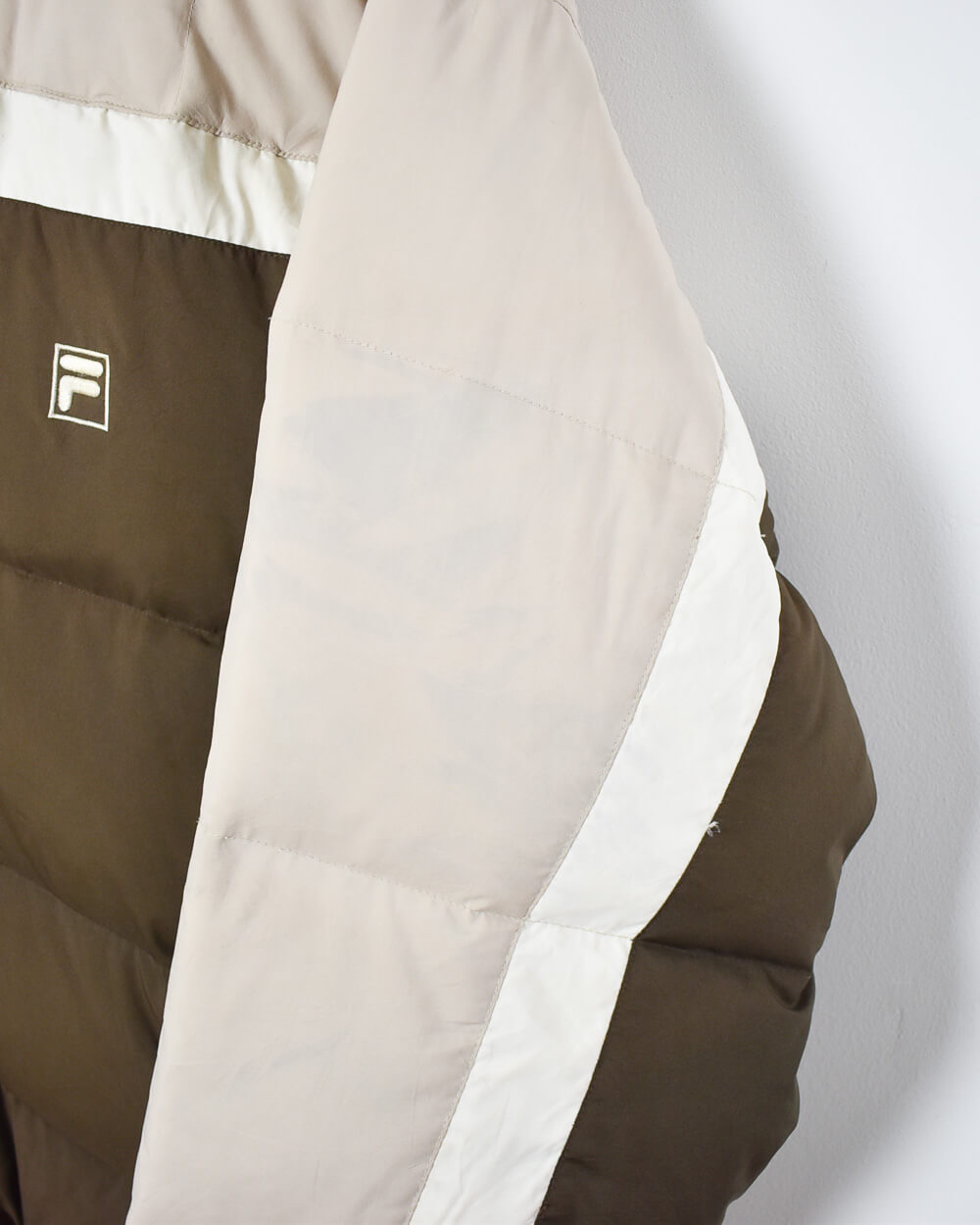 Neutral Fila Puffer Jacket - Medium