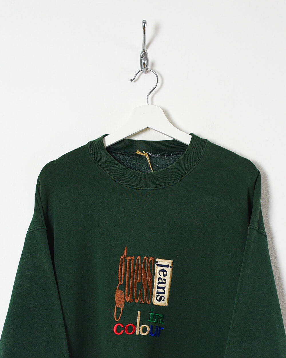 Green Guess Jeans in Colour Sweatshirt - X-Large