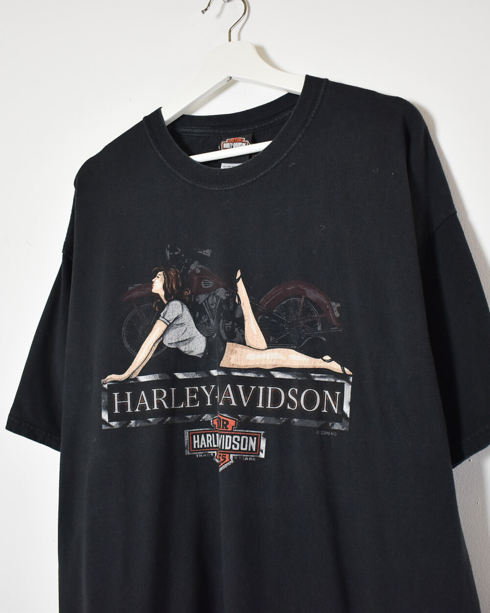 Black Harley Davidson Motorcycles T-Shirt - XX-Large