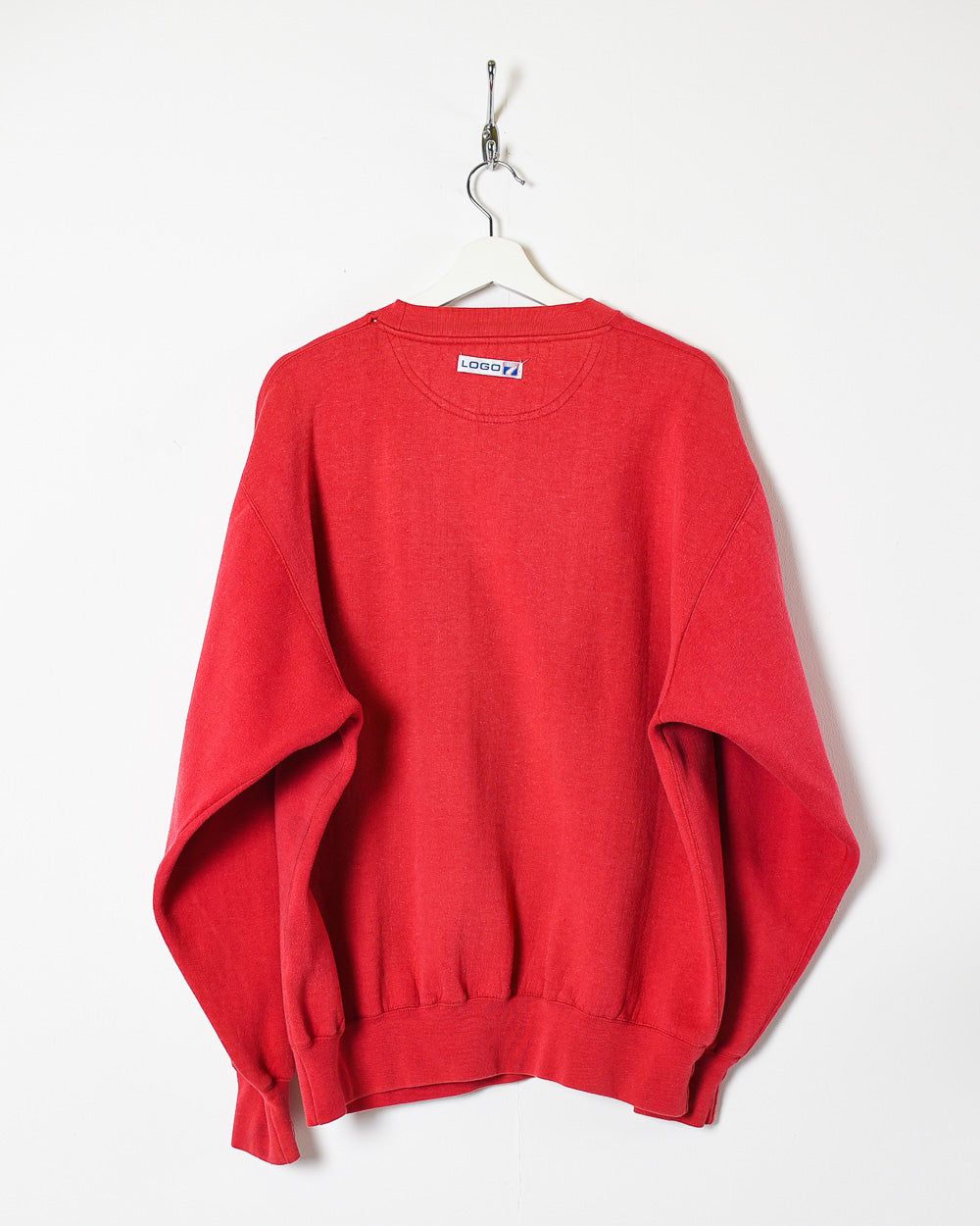Deadstock Vintage 90s Hanes Sport USA Made Red Crewneck Sweater Large -   Canada