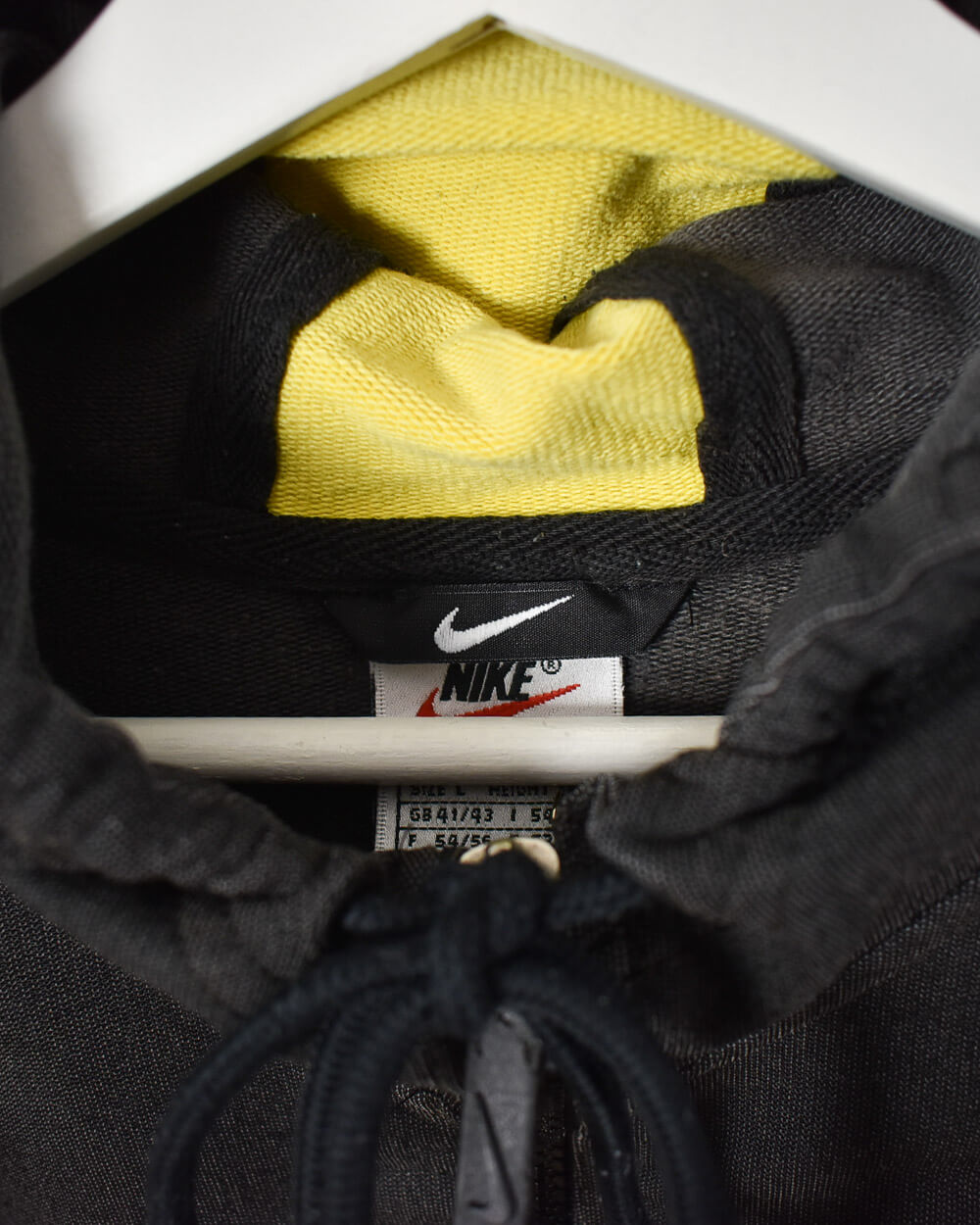 Black Nike 1/4 Zip Hoodie - Large
