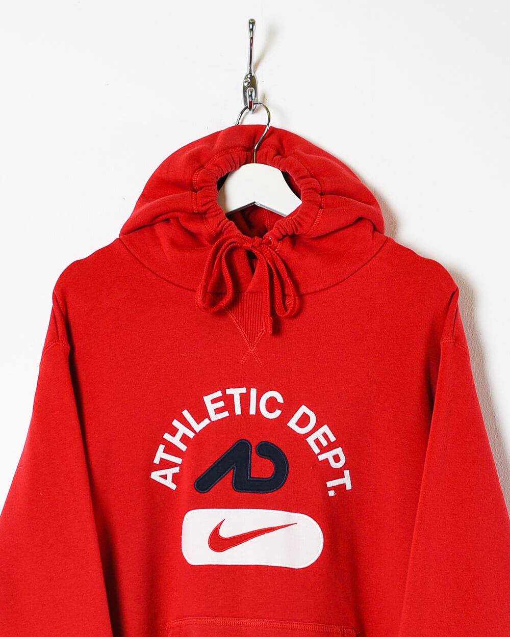 Red Nike Athletic Dept Hoodie - X-Large