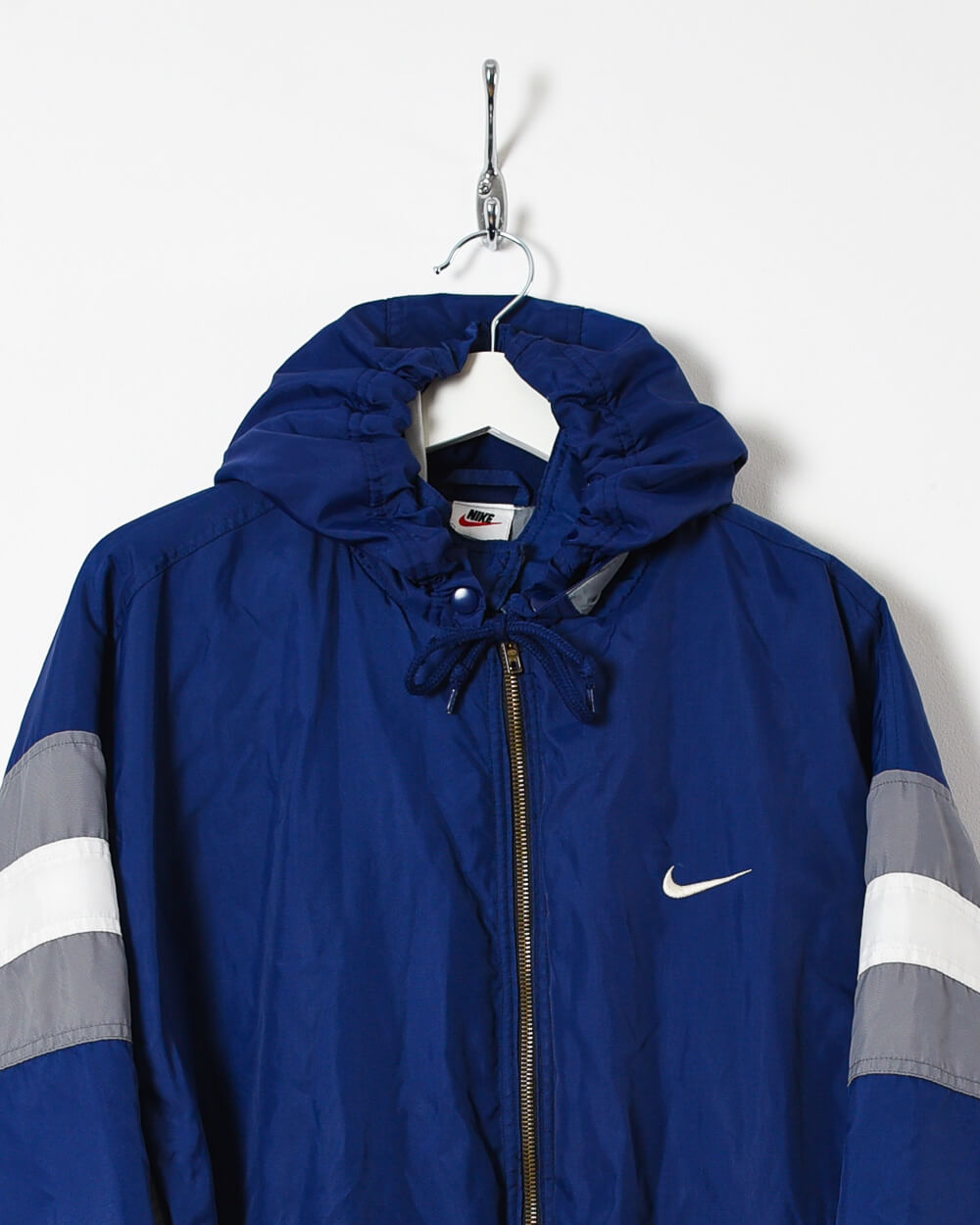 Navy Nike Hooded Winter Coat -  X-Large