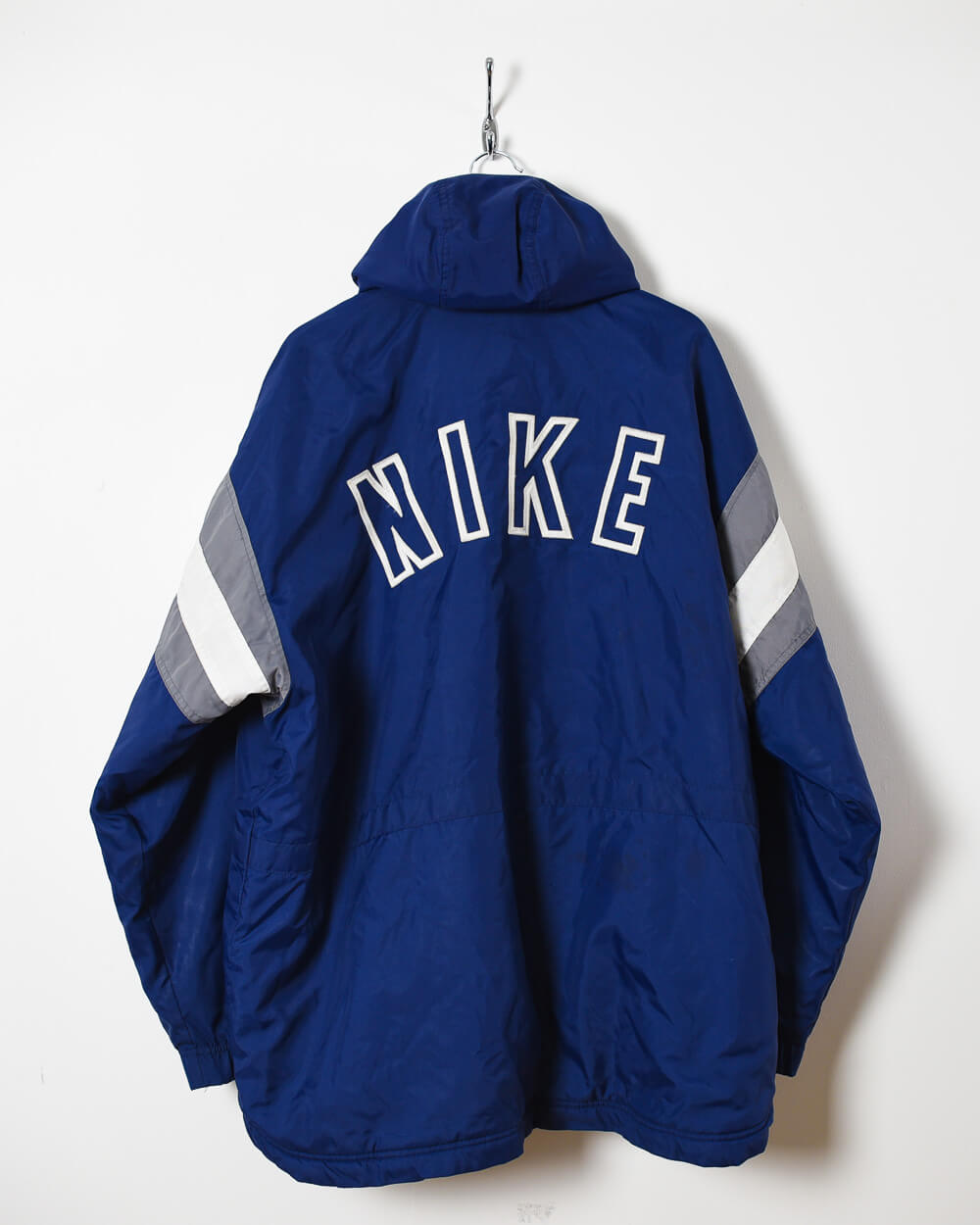 Navy Nike Hooded Winter Coat -  X-Large