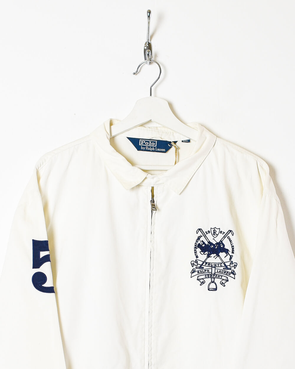 White Ralph Lauren Harrington Jacket - X-Large