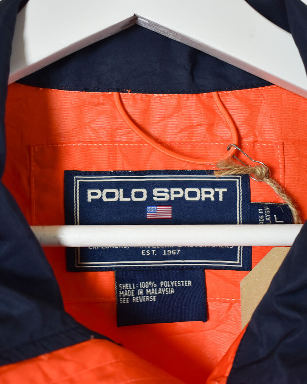 Orange Ralph Lauren Polo Sport Lightweight Jacket - Large