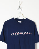Navy Reebok Athletics T-Shirt - Large