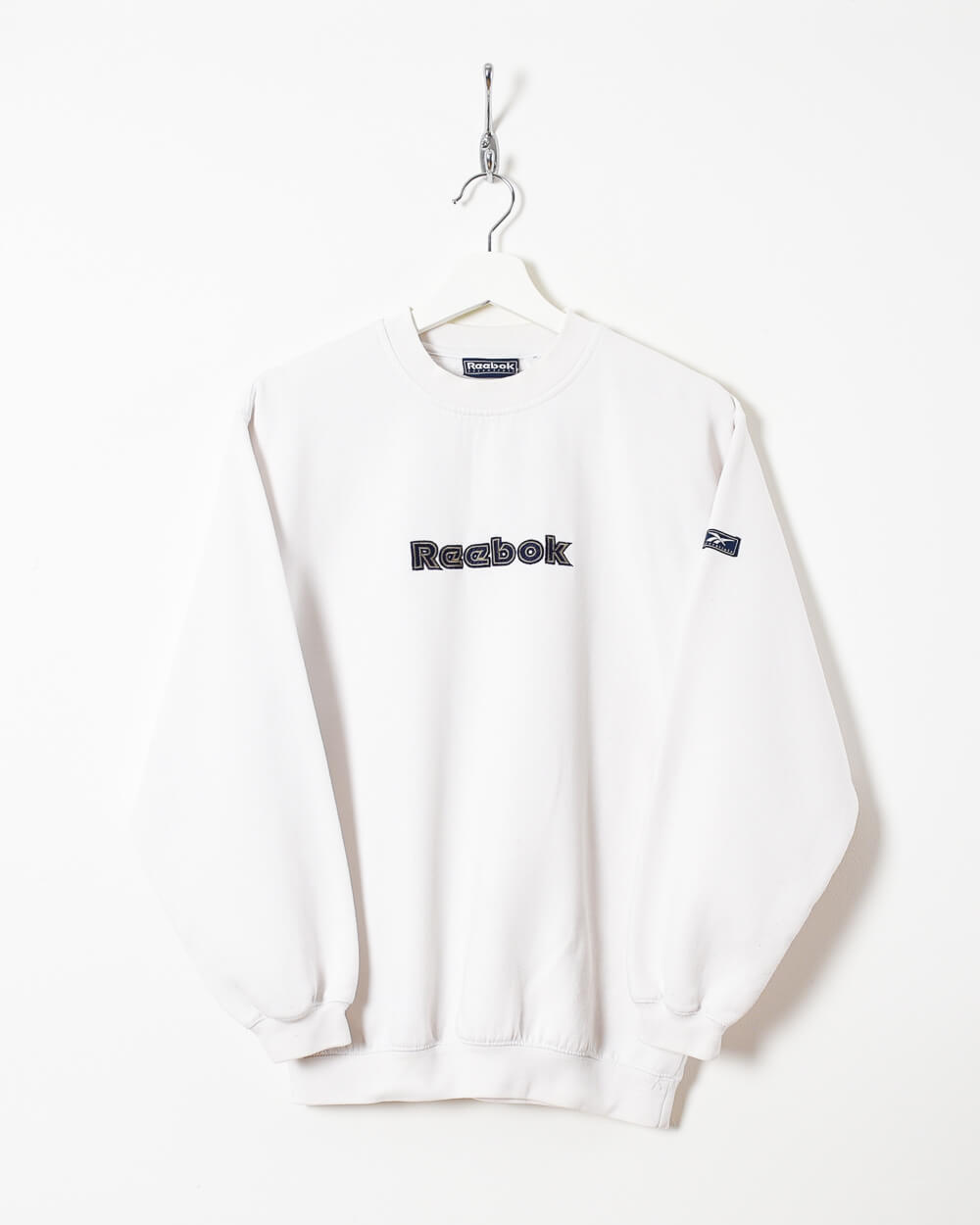 White Reebok Sweatshirt - Small