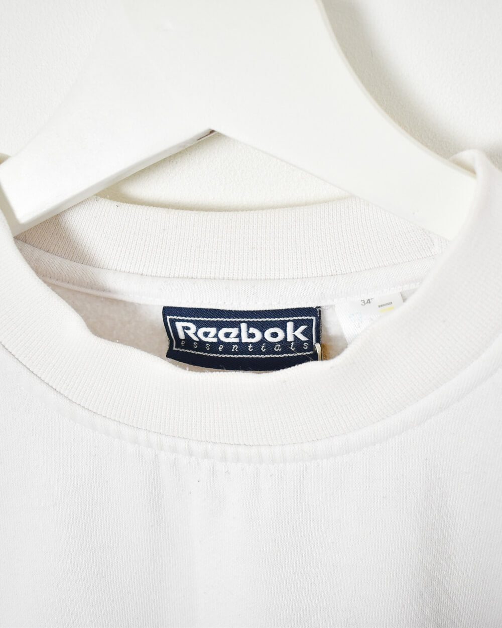 White Reebok Sweatshirt - Small
