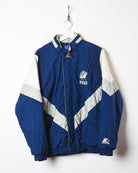 Navy Starter Georgetown Hoyas Quilted Jacket - Medium