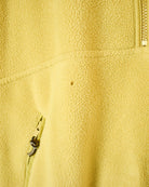 Yellow Timberland 1/2 Zip Fleece - Medium