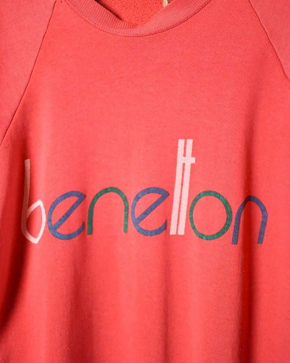 Red United Colors Of Benetton Sweatshirt - Large