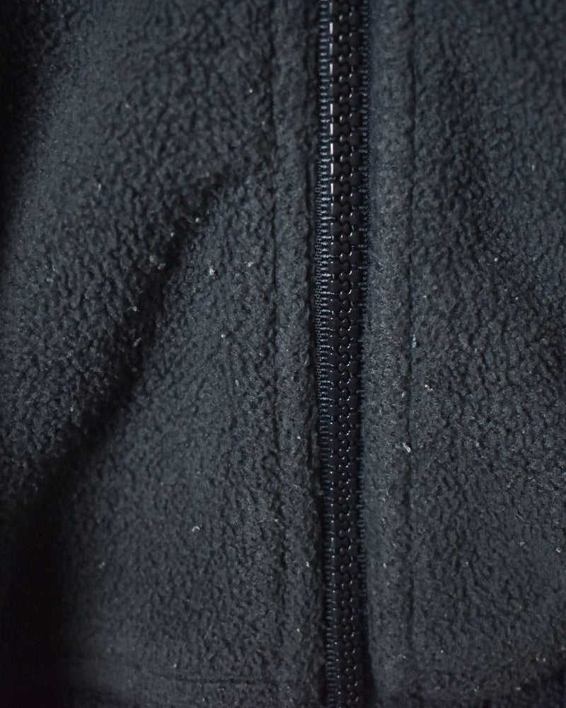 Navy Adidas Zipped-Through Fleece - Small