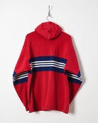 Red Adidas 1/4 Zip Hoodie - Medium