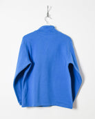 Blue Champion 1/4 Zip Sweatshirt - Small