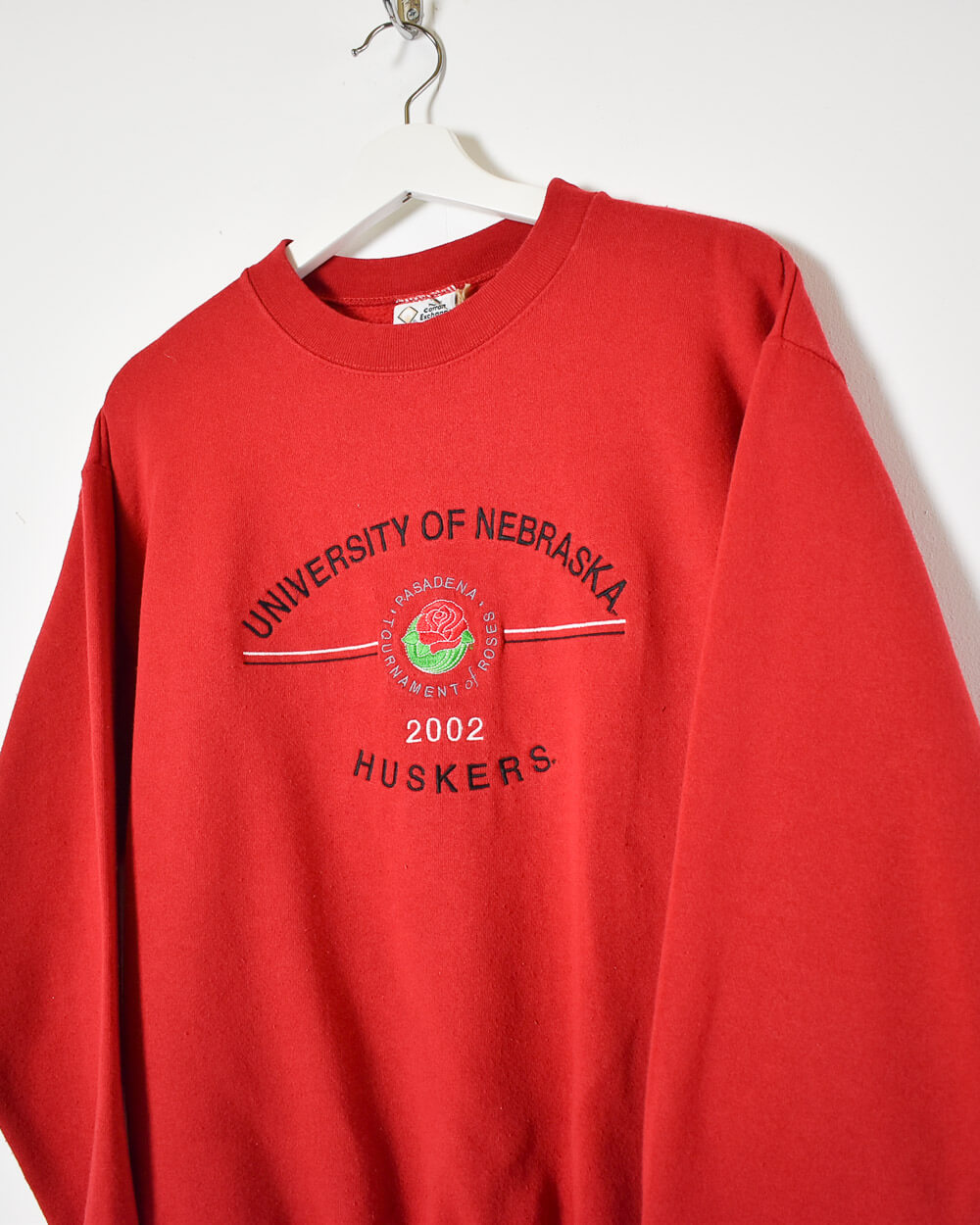 Red Cotton Exchange University of Nebraska Tournament of Roses 2002 Huskers Sweatshirt - Small