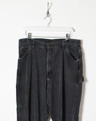 Black Dickies Carpenter Jeans - W34 L30