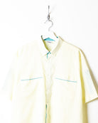 Yellow Double Pocket Short Sleeved Shirt - X-Large