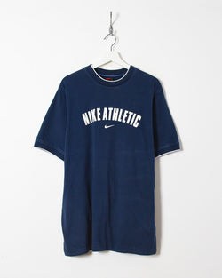 Vintage 90s Navy Nike Team MLB Atlanta Braves T-Shirt - X-Large