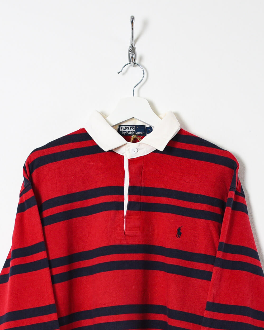 Red Ralph Lauren Rugby Shirt -  Large