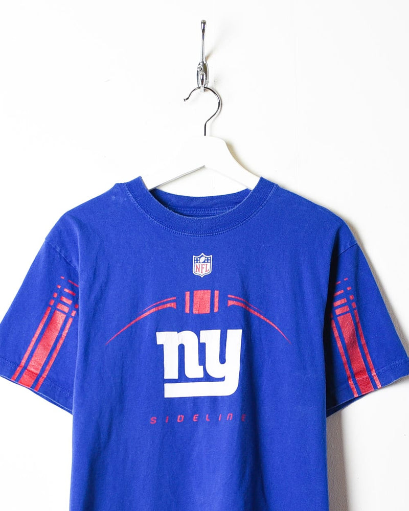 Vintage 00s Blue Reebok NFL New York Giants Sideline T-Shirt