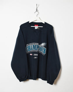 VTG 80s 90s MLB Atlanta Braves Champion Reverse Weave Sweatshirt Larg  Distressed