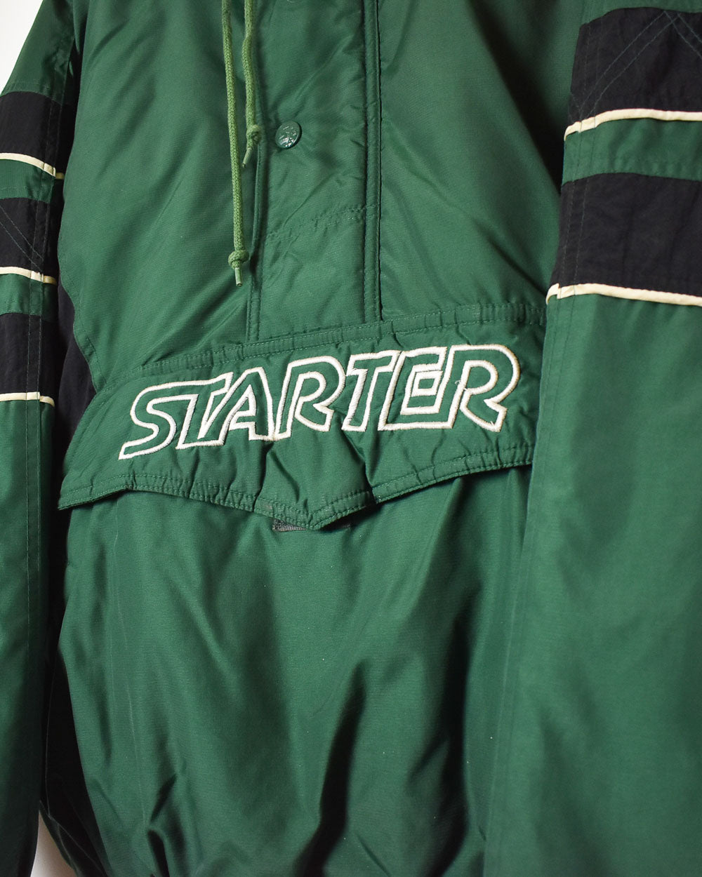 Green Starter 1/4 Zip Jacket - Large