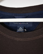 Brown Tommy Hilfiger Sweatshirt - X-Large