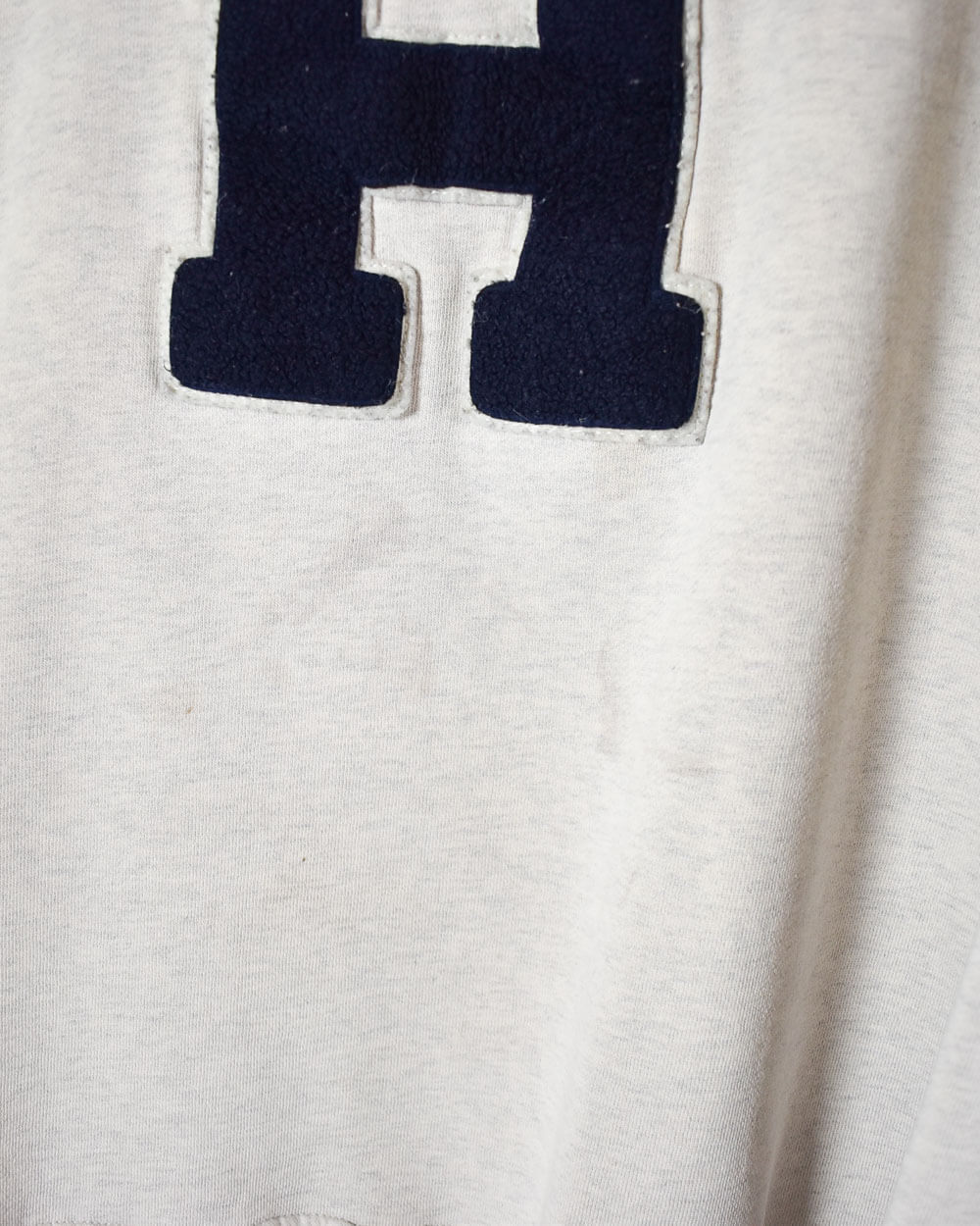 Stone Tommy Hilfiger Knitted Sweatshirt - Large