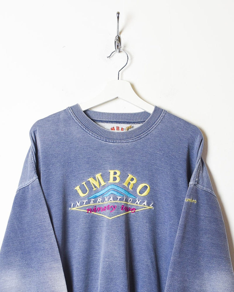 Navy Umbro International Ninety Two Sweatshirt - Small