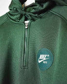 Green Nike 1972 1/4 Zip Hoodie - Large
