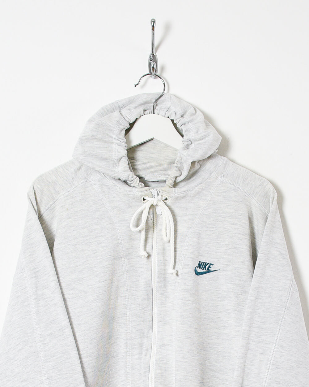 Stone Nike Zip-Through Hoodie - Large