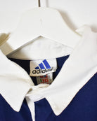 Navy Adidas Rugby Shirt - XX-Large