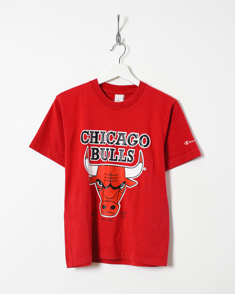 Vintage 90s Cotton Black Chicago Bulls T-Shirt - Large– Domno Vintage