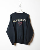 Black Guess Jeans USA Sweatshirt - Medium