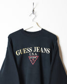 Black Guess Jeans USA Sweatshirt - Medium