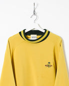 Yellow Hugo Boss Sweatshirt - Medium