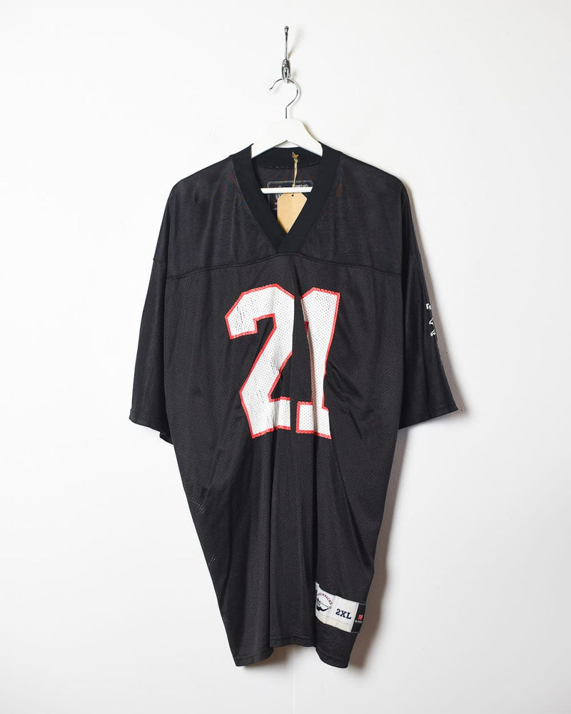 Vintage 90s Black NFL Throwbacks Fireland Falcons Jersey - XX